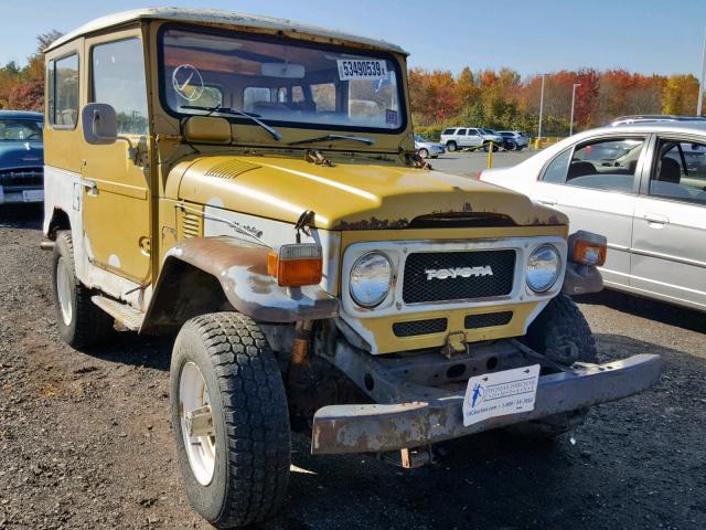 FJ40299381 - 1979 TOYOTA LANDCRUISE YELLOW photo 1