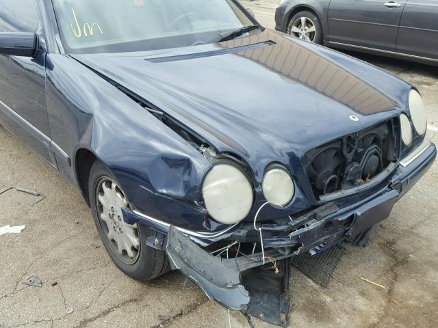 WDBJF55F7VA417970 - 1997 MERCEDES-BENZ E 320 BLUE photo 9