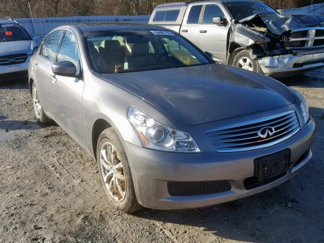 JNKCV61F39M362672 - 2009 INFINITI G37 GRAY photo 1