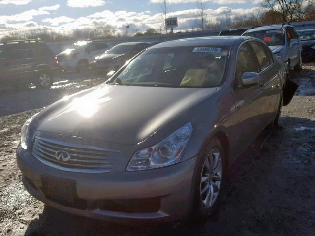 JNKCV61F39M362672 - 2009 INFINITI G37 GRAY photo 2