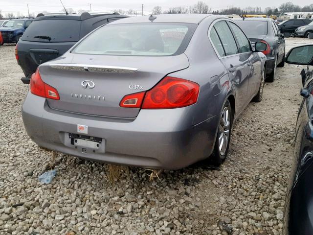 JNKCV61F39M362672 - 2009 INFINITI G37 GRAY photo 4