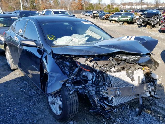 1G1ZB5STXJF231615 - 2018 CHEVROLET MALIBU LS BLACK photo 1