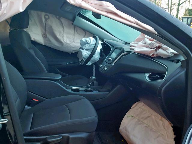 1G1ZB5STXJF231615 - 2018 CHEVROLET MALIBU LS BLACK photo 5