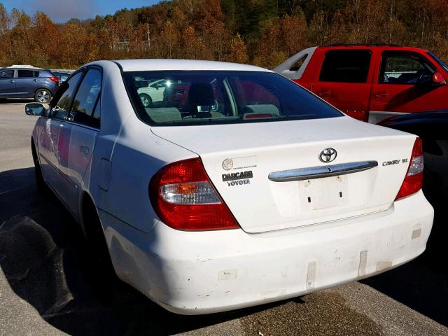 4T1BE32K14U273632 - 2004 TOYOTA CAMRY LE WHITE photo 3