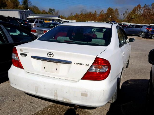 4T1BE32K14U273632 - 2004 TOYOTA CAMRY LE WHITE photo 4