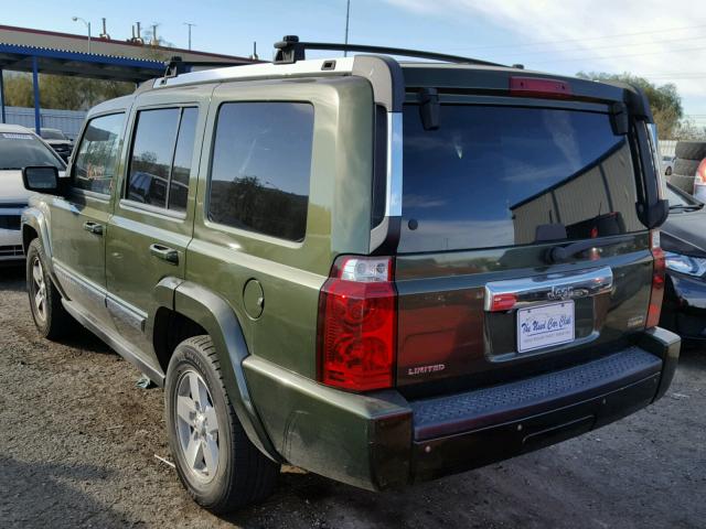 1J8HH58N58C190874 - 2008 JEEP COMMANDER GREEN photo 3