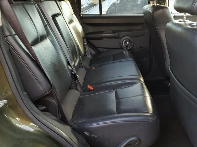 1J8HH58N58C190874 - 2008 JEEP COMMANDER GREEN photo 6