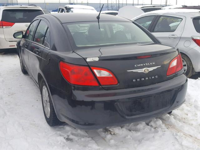 1C3LC46B09N554020 - 2009 CHRYSLER SEBRING LX BLACK photo 3