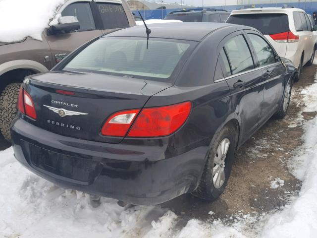 1C3LC46B09N554020 - 2009 CHRYSLER SEBRING LX BLACK photo 4