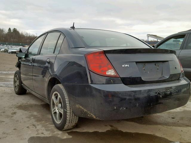 1G8AZ55F47Z184024 - 2007 SATURN ION LEVEL BLACK photo 3