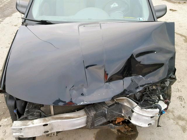 1G8AZ55F47Z184024 - 2007 SATURN ION LEVEL BLACK photo 7