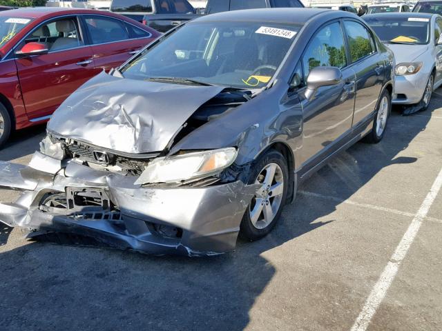 2HGFA16629H339278 - 2009 HONDA CIVIC GRAY photo 2