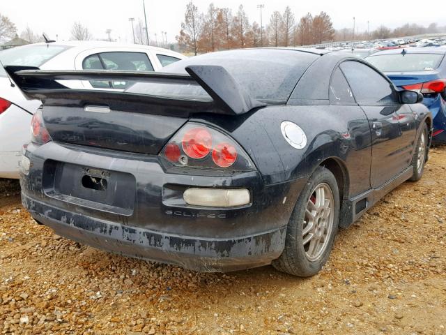 4A3AC84L0YE107012 - 2000 MITSUBISHI ECLIPSE GT BLACK photo 4