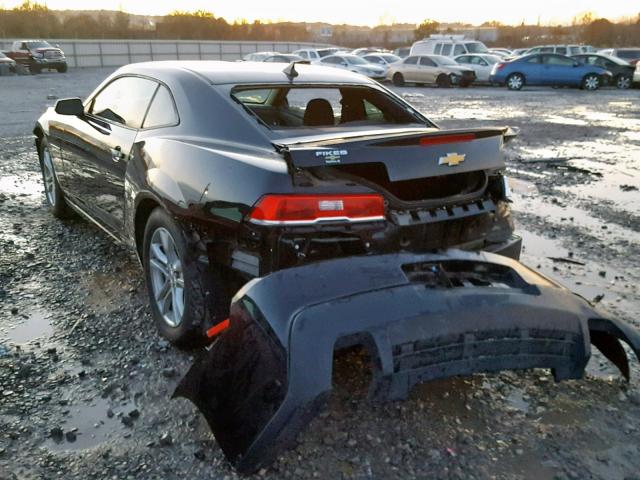 2G1FA1E31E9238431 - 2014 CHEVROLET CAMARO LS BLACK photo 3