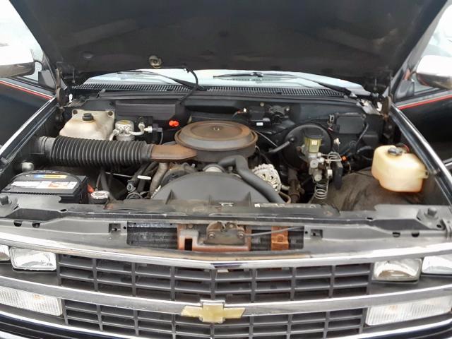 2GCDK14H3J1161773 - 1988 CHEVROLET K1500 BLACK photo 7