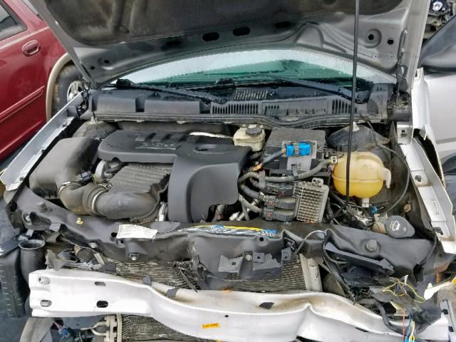 1G8AJ55F77Z109566 - 2007 SATURN ION LEVEL SILVER photo 7