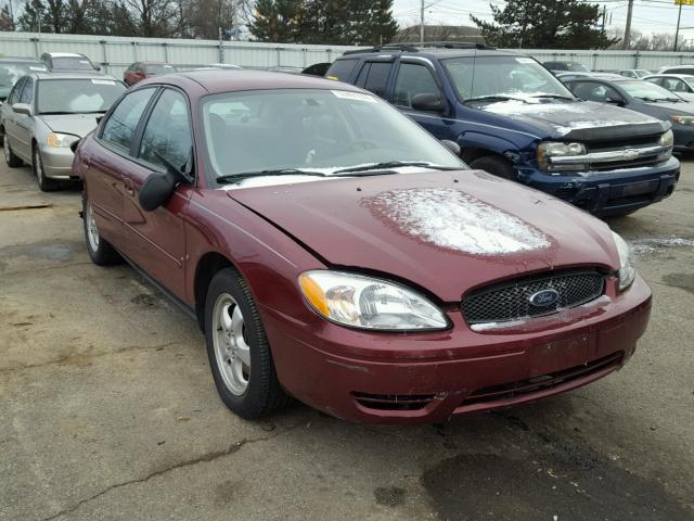 1FAFP55224A185235 - 2004 FORD TAURUS SES MAROON photo 1