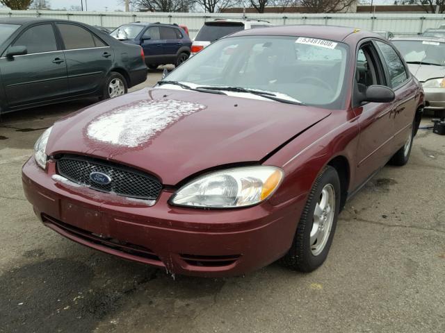 1FAFP55224A185235 - 2004 FORD TAURUS SES MAROON photo 2