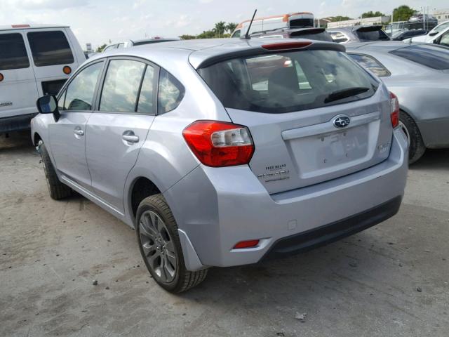 JF1GPAA6XE8220635 - 2014 SUBARU IMPREZA BA SILVER photo 3