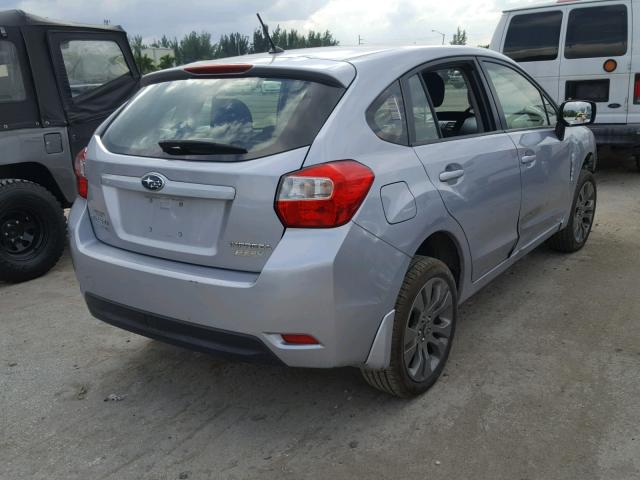 JF1GPAA6XE8220635 - 2014 SUBARU IMPREZA BA SILVER photo 4