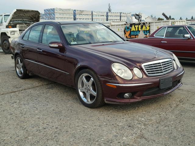 WDBUF56J06A871852 - 2006 MERCEDES-BENZ E 350 BURGUNDY photo 1