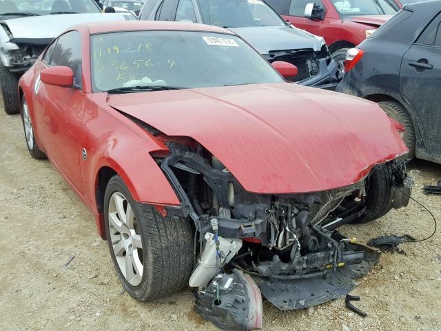 JN1AZ34D83T115685 - 2003 NISSAN 350Z COUPE RED photo 1