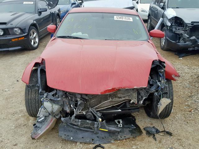 JN1AZ34D83T115685 - 2003 NISSAN 350Z COUPE RED photo 9