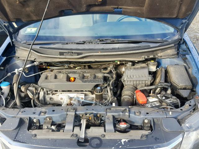 2HGFB2F85CH544878 - 2012 HONDA CIVIC EX BLUE photo 7