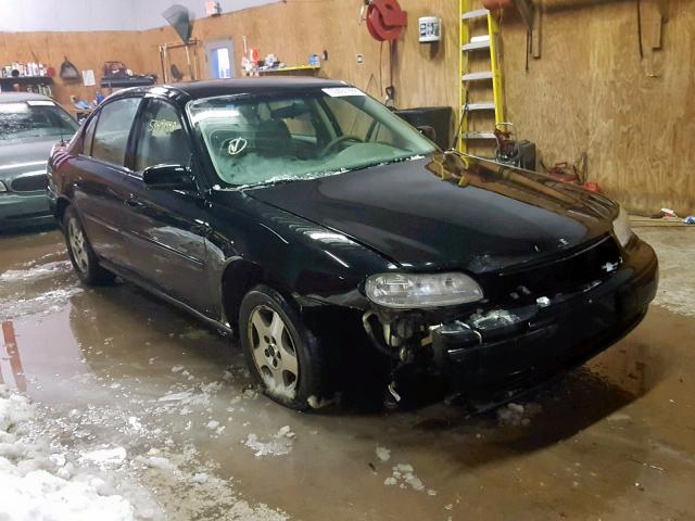 1G1NE52J33M668665 - 2003 CHEVROLET MALIBU LS BLACK photo 1
