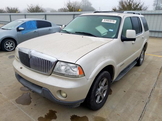 5LMEU68H25ZJ20174 - 2005 LINCOLN AVIATOR 奶油色 照片 2