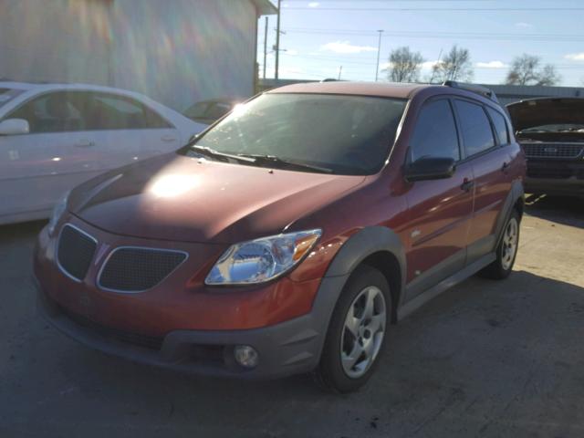 5Y2SM658X6Z405415 - 2006 PONTIAC VIBE ORANGE photo 2