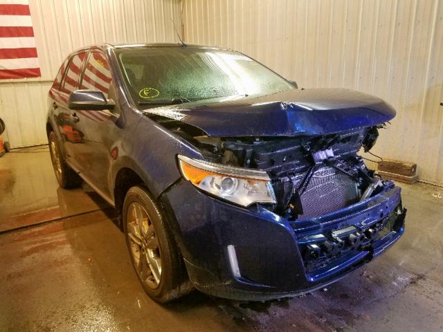 2FMDK4KC6BBB44384 - 2011 FORD EDGE LIMIT BLUE photo 1