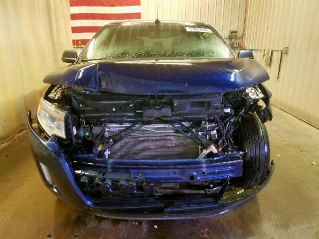 2FMDK4KC6BBB44384 - 2011 FORD EDGE LIMIT BLUE photo 9