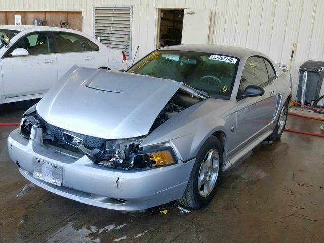 1FAFP404X4F126293 - 2004 FORD MUSTANG SILVER photo 2