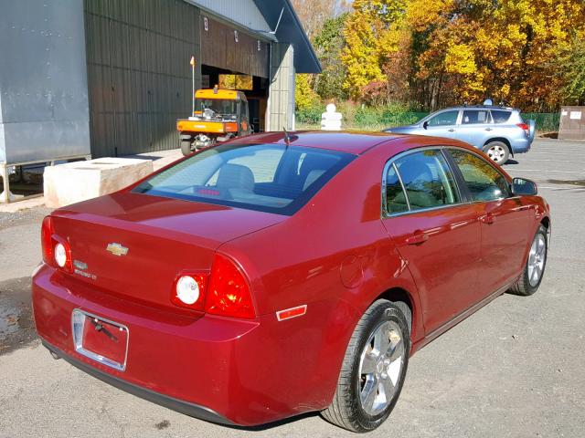 1G1ZC5E16BF276382 - 2011 CHEVROLET MALIBU 1LT 勃艮第红 照片 4