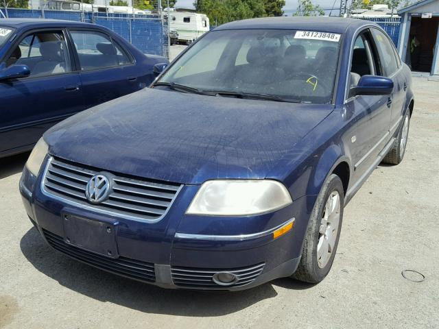 WVWRH63B32P359255 - 2002 VOLKSWAGEN PASSAT GLX 蓝色 照片 2