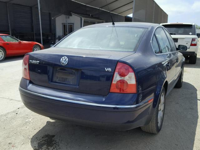 WVWRH63B32P359255 - 2002 VOLKSWAGEN PASSAT GLX 蓝色 照片 4
