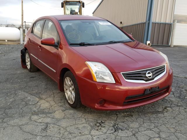 3N1AB6AP1CL706353 - 2012 NISSAN SENTRA 2.0 MAROON photo 1