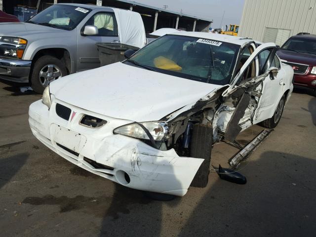 1G2NE52E55M251291 - 2005 PONTIAC GRAND AM S WHITE photo 2