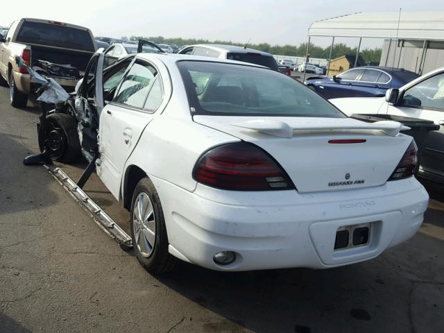 1G2NE52E55M251291 - 2005 PONTIAC GRAND AM S WHITE photo 3