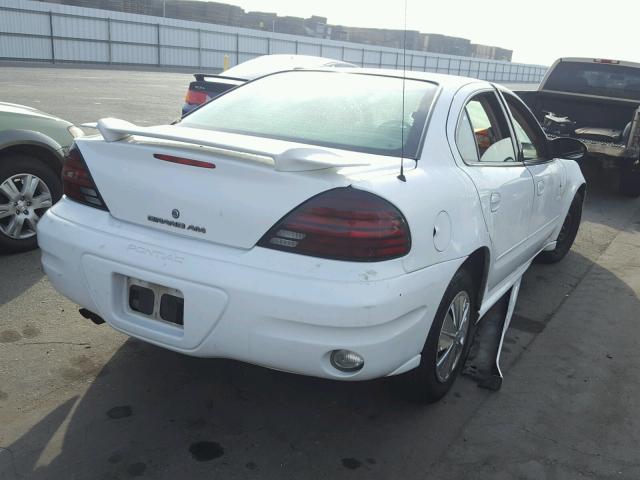 1G2NE52E55M251291 - 2005 PONTIAC GRAND AM S WHITE photo 4