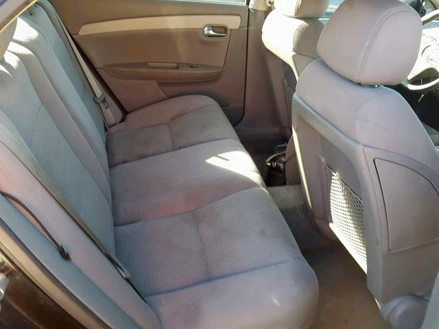 1G1ZG57B69F156098 - 2009 CHEVROLET MALIBU LS 黑色 照片 6