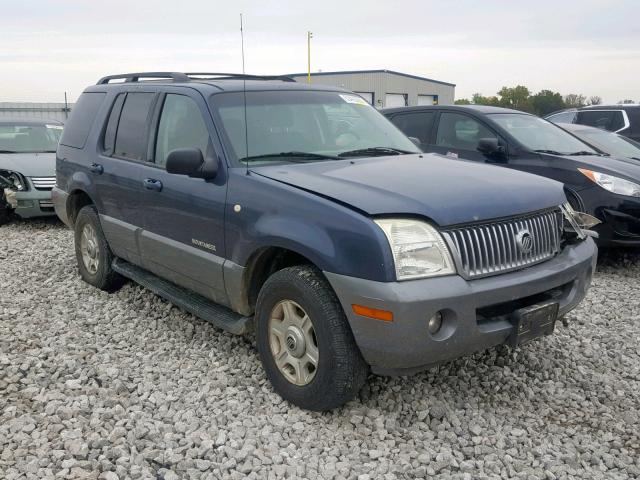 4M2ZU86E02ZJ27773 - 2002 MERCURY MOUNTAINEE BLUE photo 1