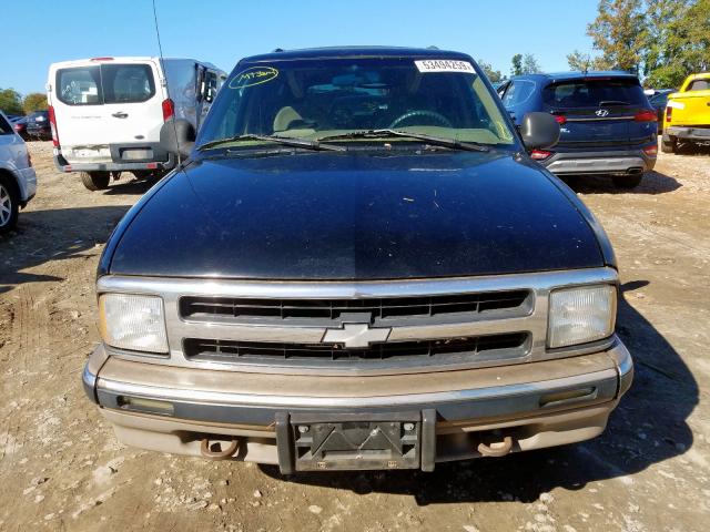 1GNDT13W6V2131676 - 1997 CHEVROLET BLAZER BLACK photo 9