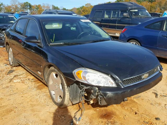 2G1WD58C381356459 - 2008 CHEVROLET IMPALA SUP შავი ფოტო 1