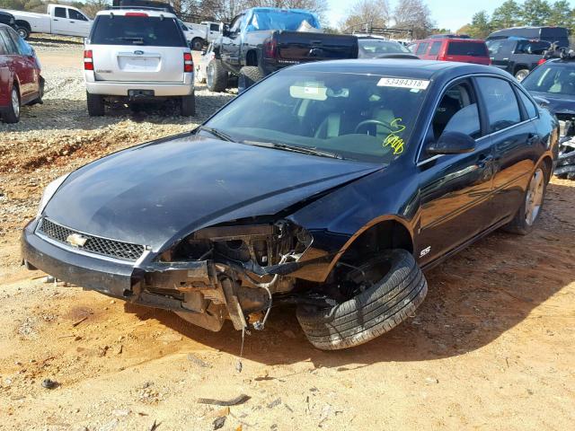 2G1WD58C381356459 - 2008 CHEVROLET IMPALA SUP შავი ფოტო 2