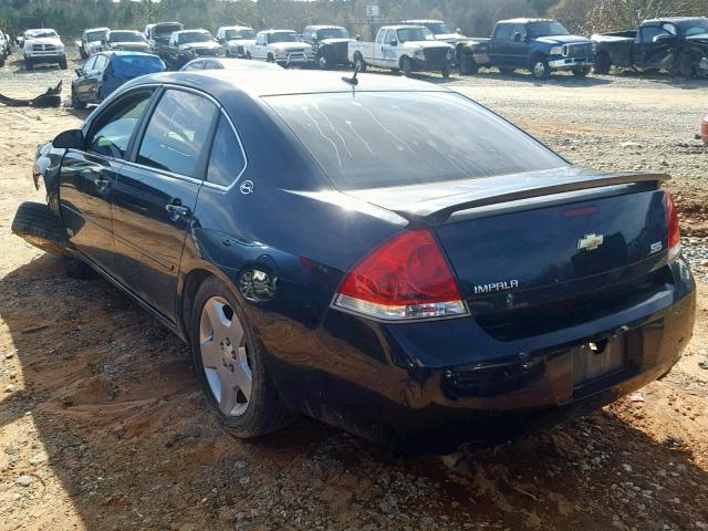 2G1WD58C381356459 - 2008 CHEVROLET IMPALA SUP შავი ფოტო 3