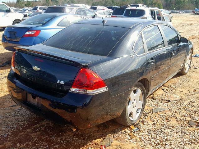 2G1WD58C381356459 - 2008 CHEVROLET IMPALA SUP შავი ფოტო 4