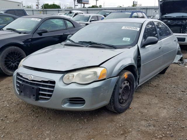 1C3EL46XX4N416448 - 2004 CHRYSLER SEBRING LX GREEN photo 2