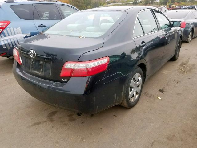 4T1BE46K59U295785 - 2009 TOYOTA CAMRY BASE BLACK photo 4